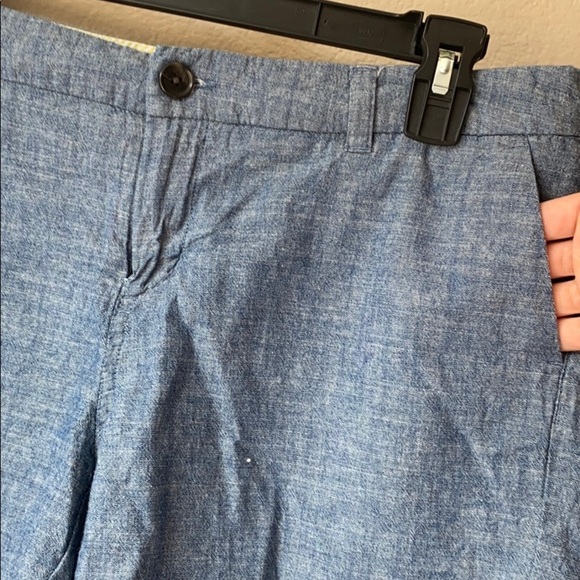Merona Target Blue Chambray Denim Jean Prep Shorts 6 - Picture 4 of 9